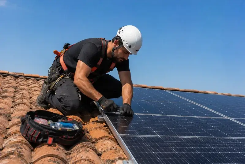 Maintenance et monitoring de panneaux solaires à Échallon